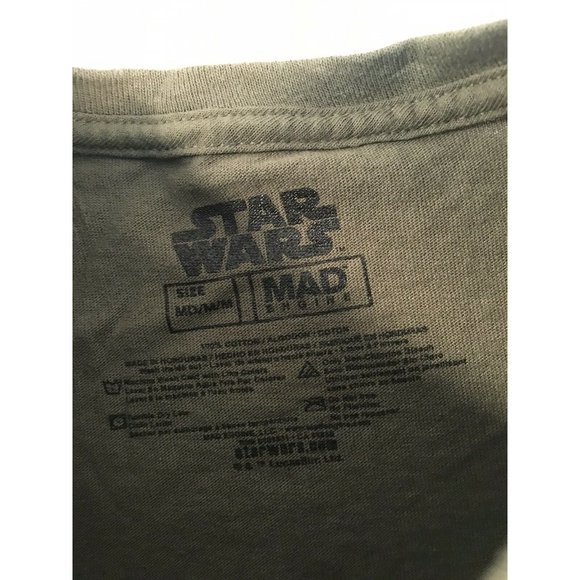 Mad Engine Star Wars The Child Mandalorian Graphic Shirt Mens sz Medium Green - Picture 3 of 5